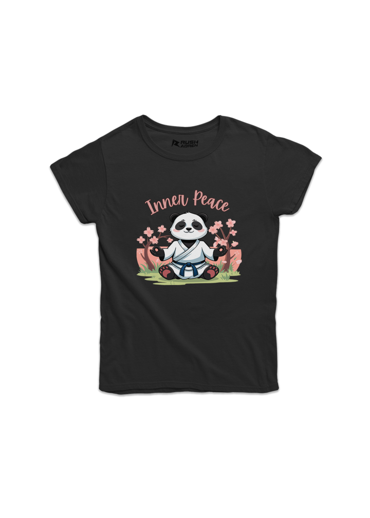 Inner Peace Panda Girls Classic T-Shirt