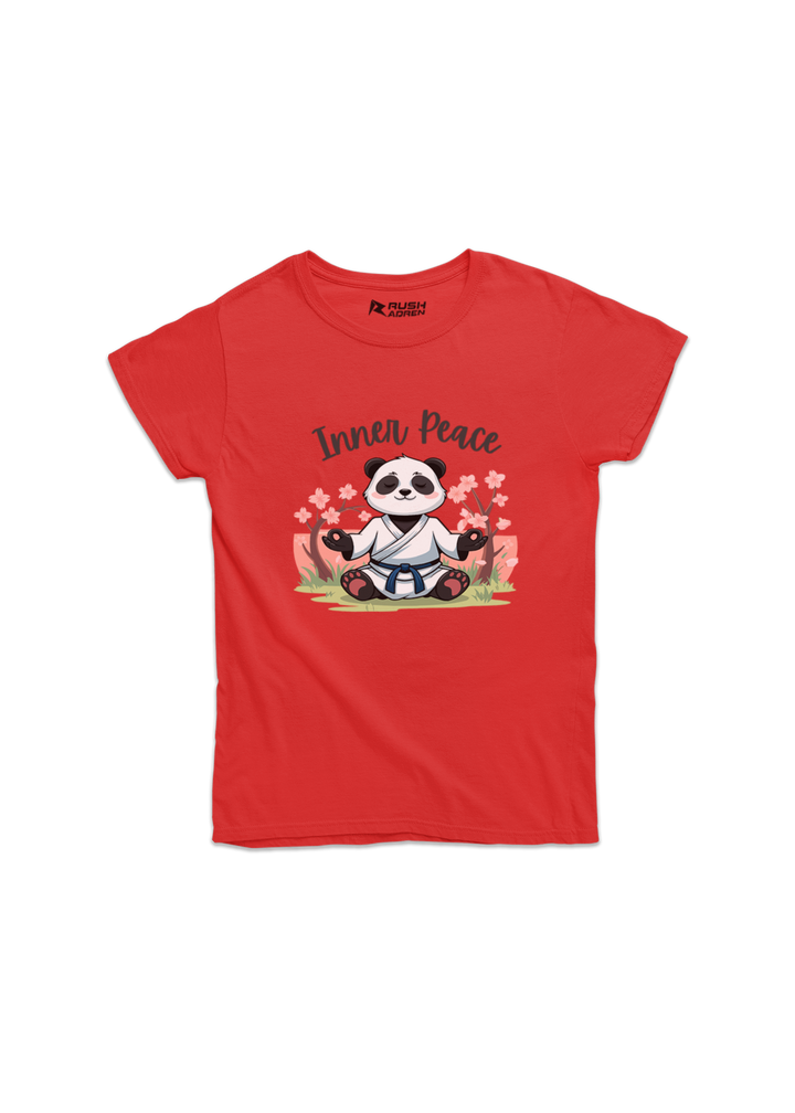 Inner Peace Panda Girls Classic T-Shirt