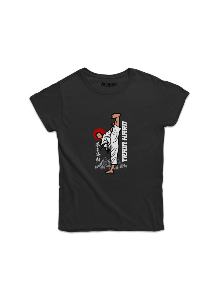 Girls Train Hard Karate Classic T-Shirt