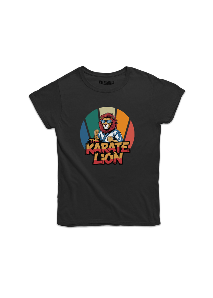 Girls Karate Lion Classic T-Shirt