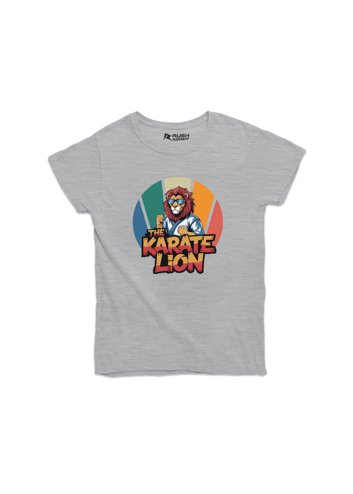 Girls Karate Lion Classic T-Shirt