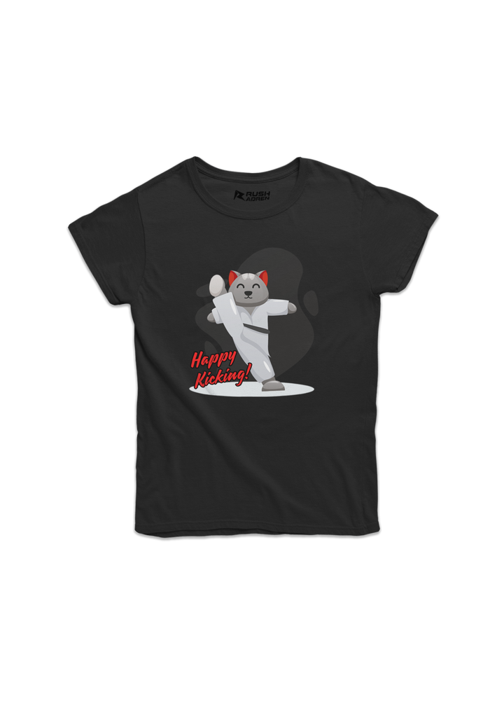 Happy Kicking Girls Classic T-Shirt