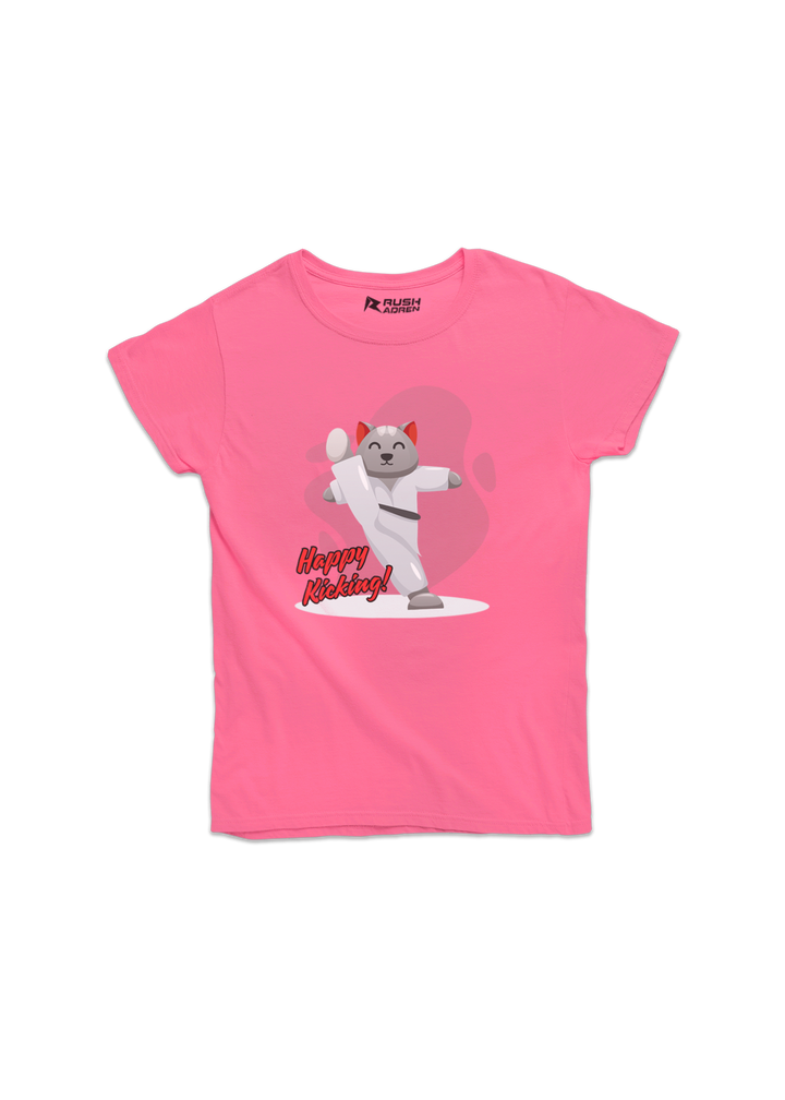 Happy Kicking Girls Classic T-Shirt