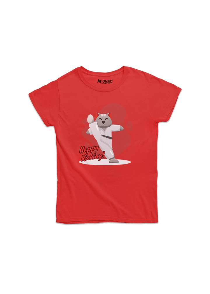 Happy Kicking Girls Classic T-Shirt