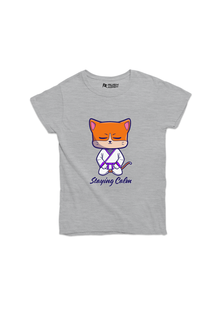 Zen Cat Karate Girls Classic T-Shirt