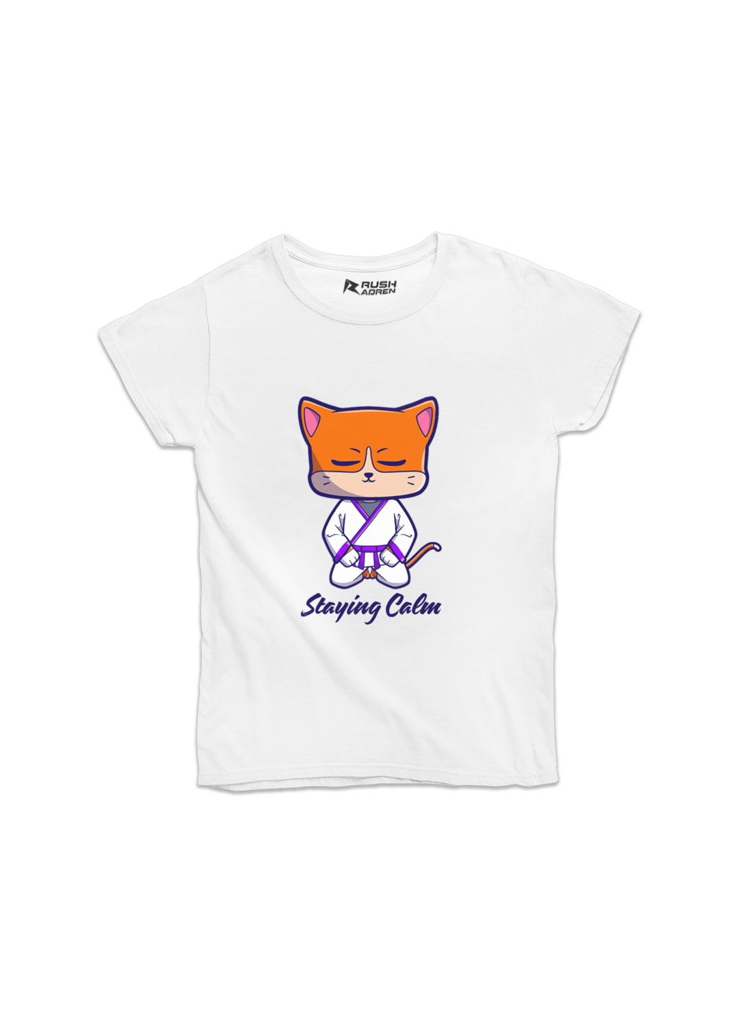 Zen Cat Karate Girls Classic T-Shirt