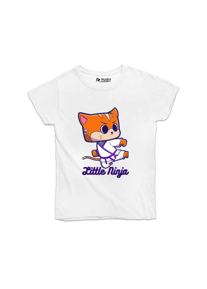 Girls Calm Cat Classic T-Shirt