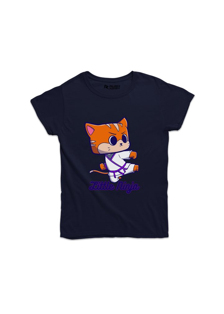 Girls Calm Cat Classic T-Shirt