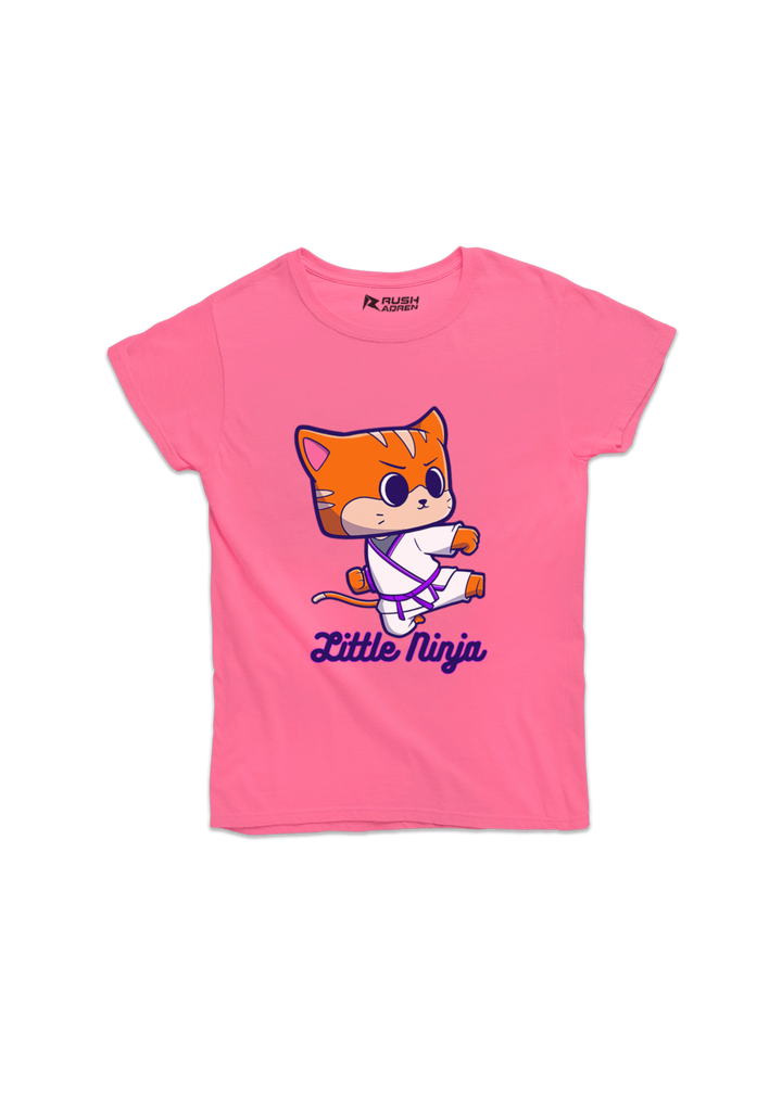 Girls Calm Cat Classic T-Shirt