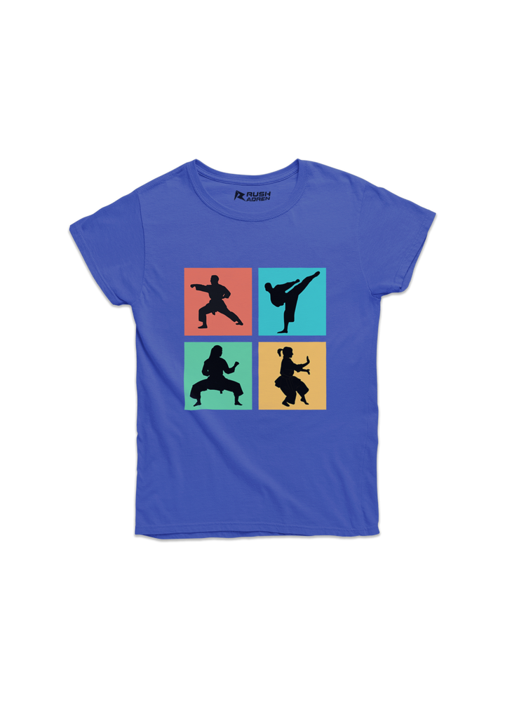 Girls Karate Moves Classic T-Shirt