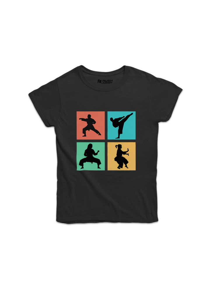 Girls Karate Moves Classic T-Shirt