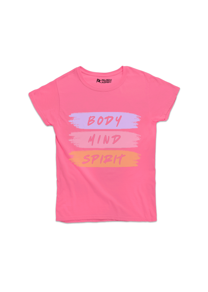 Girls Body Mind Spirit Graphic T-Shirt