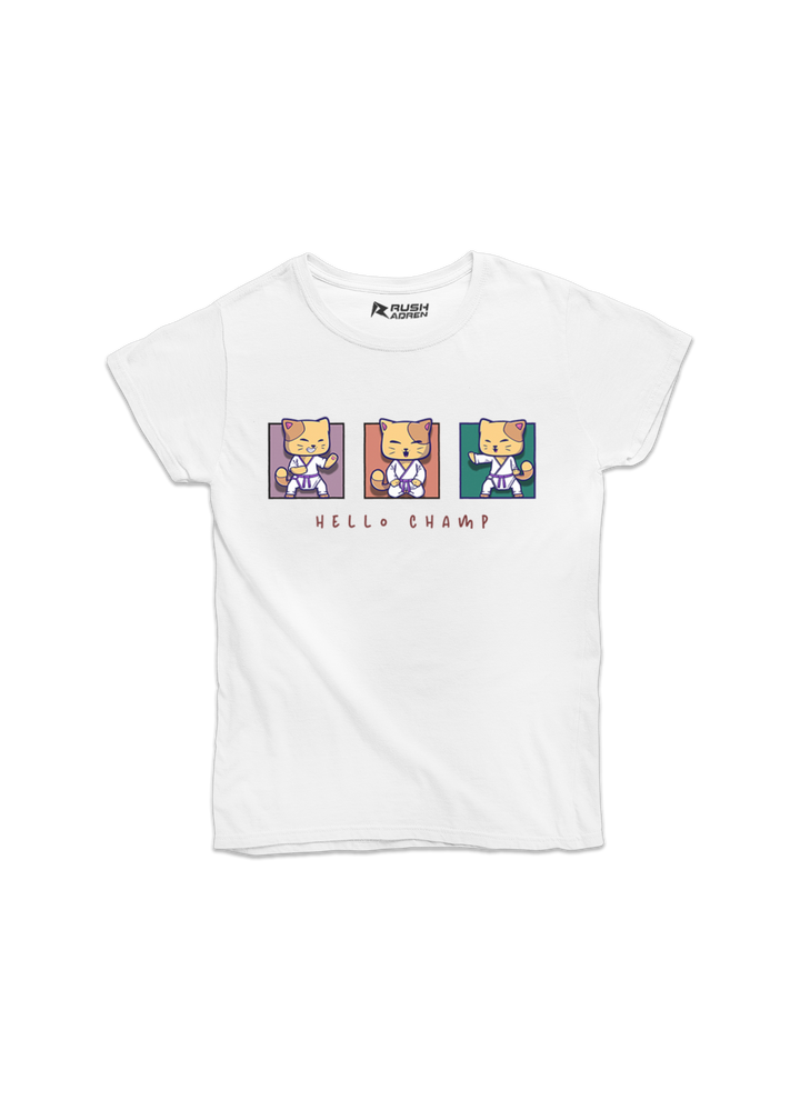 Girls Hello Champ Classic T-Shirt