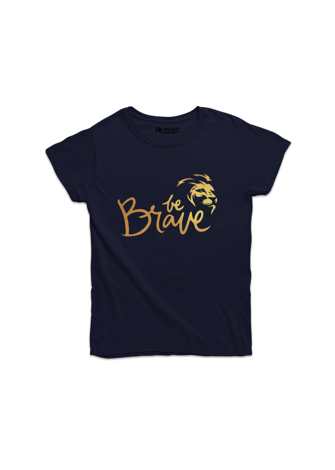 Girls Gold Printed Classic T-Shirt