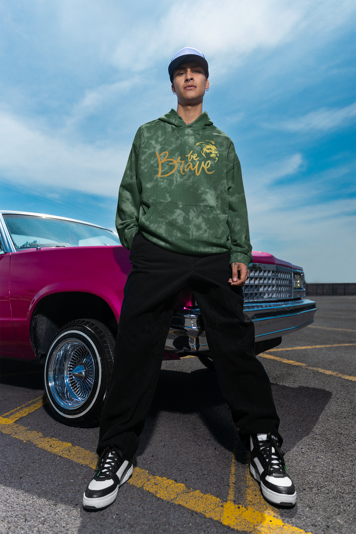 Classic Gold Vinyl Acid Wash Hoodie