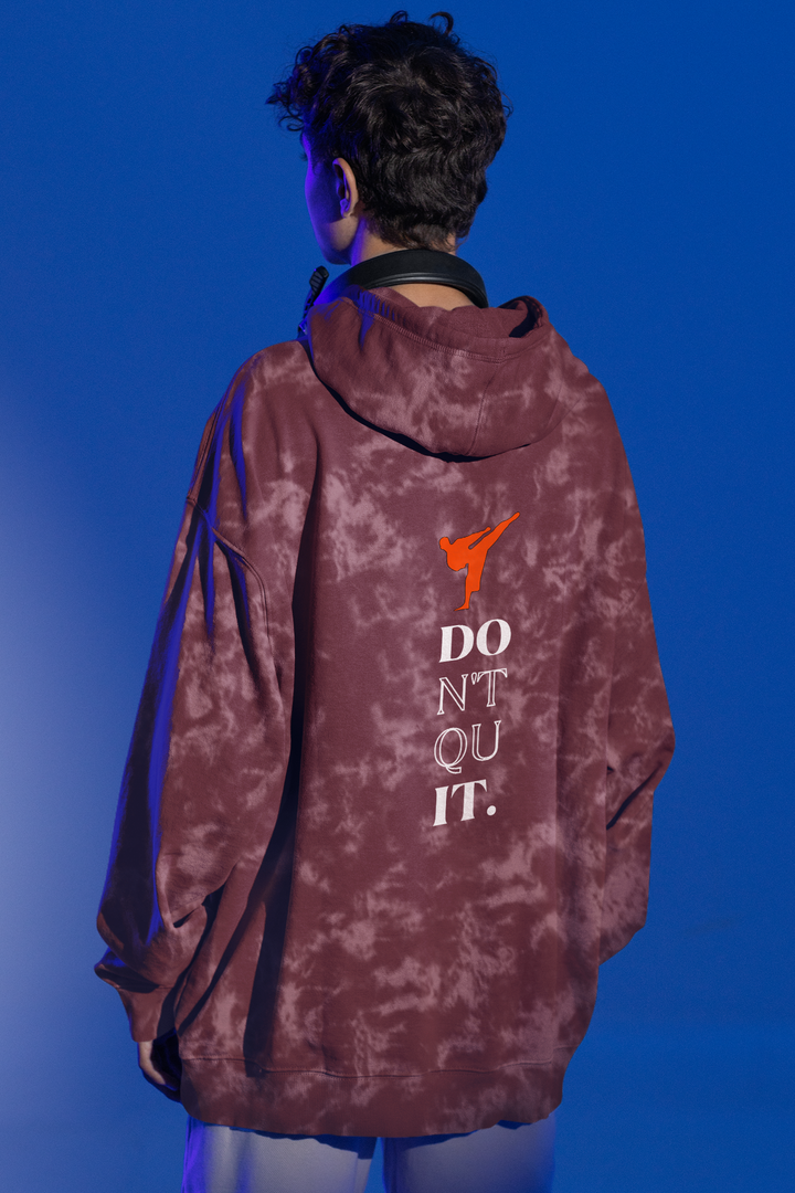 Don’t Quit Karate Acid Wash Hoodie