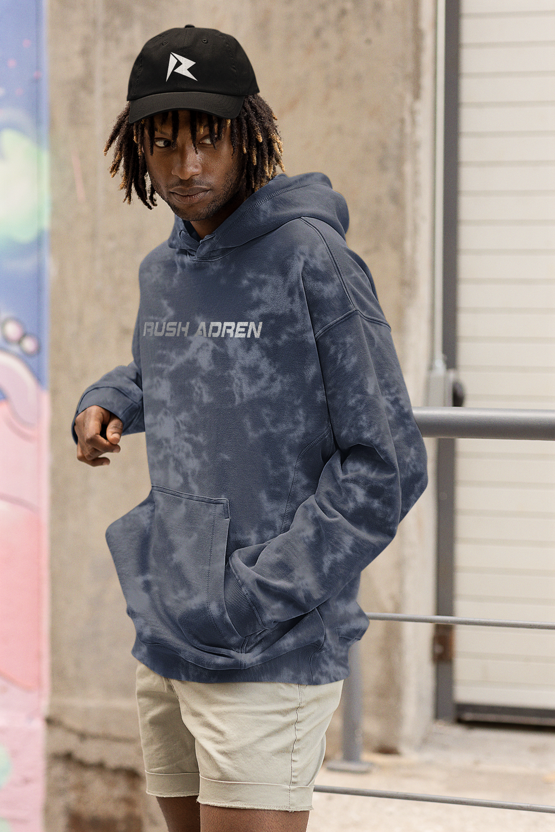 Rush Adren Acid Wash Hoodie
