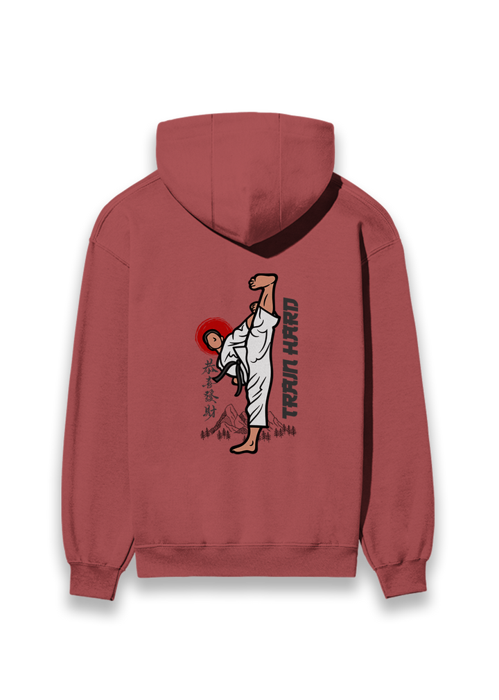 Train Hard Karate Hoodie