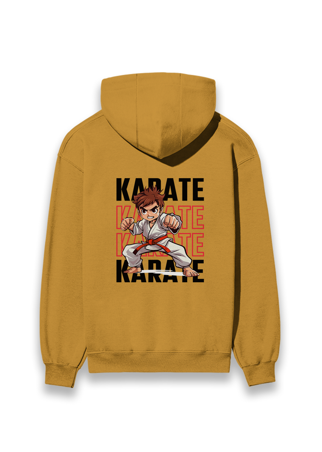 Karate Action Comic Style Hoodie