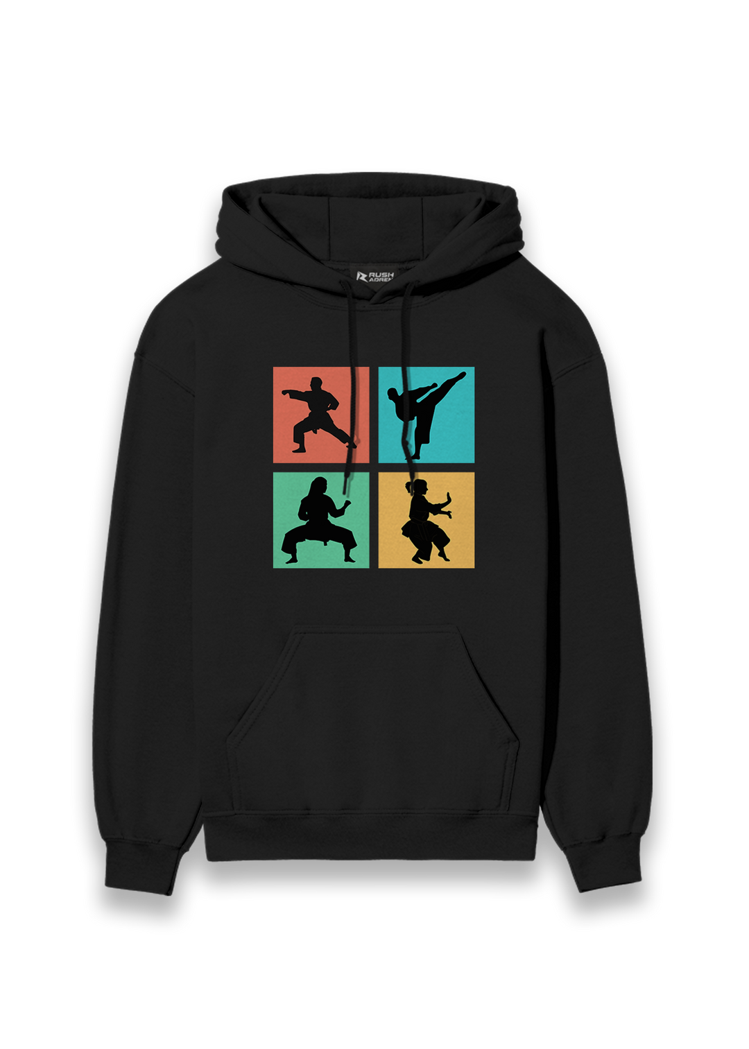 Vibrant Karate Moves Classic Hoodie