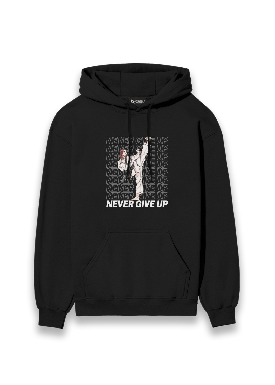 Karate Never Give Up Classic Hoodie