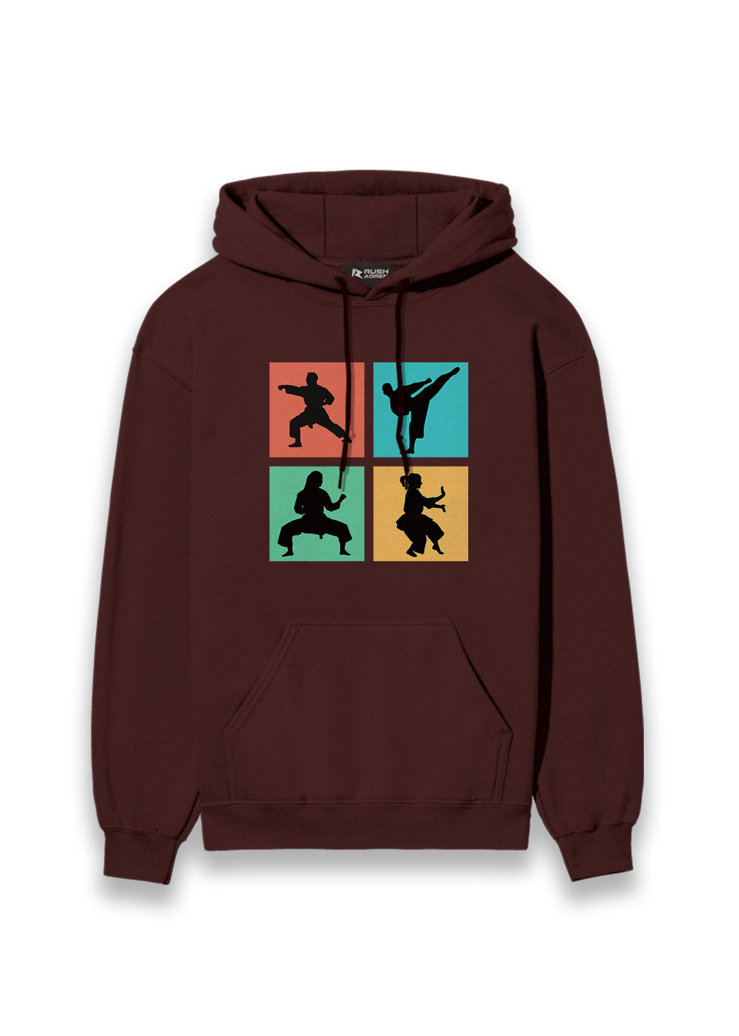 Vibrant Karate Moves Classic Hoodie