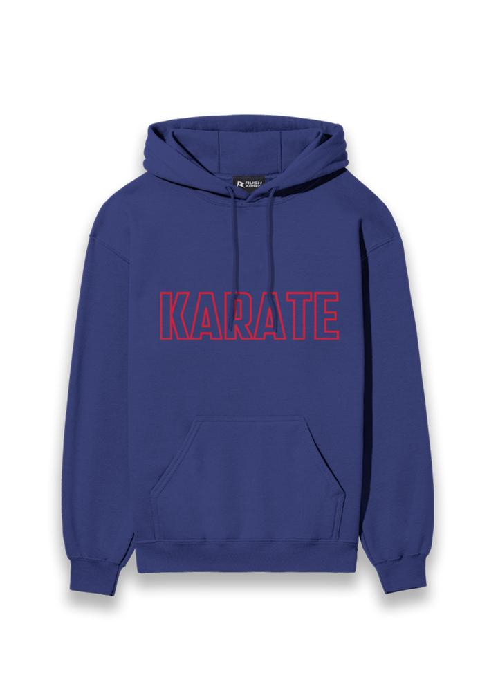 Karate Action Comic Style Hoodie