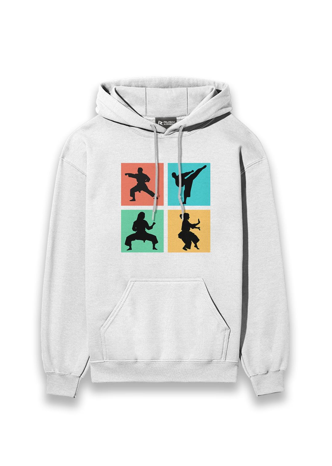 Vibrant Karate Moves Classic Hoodie