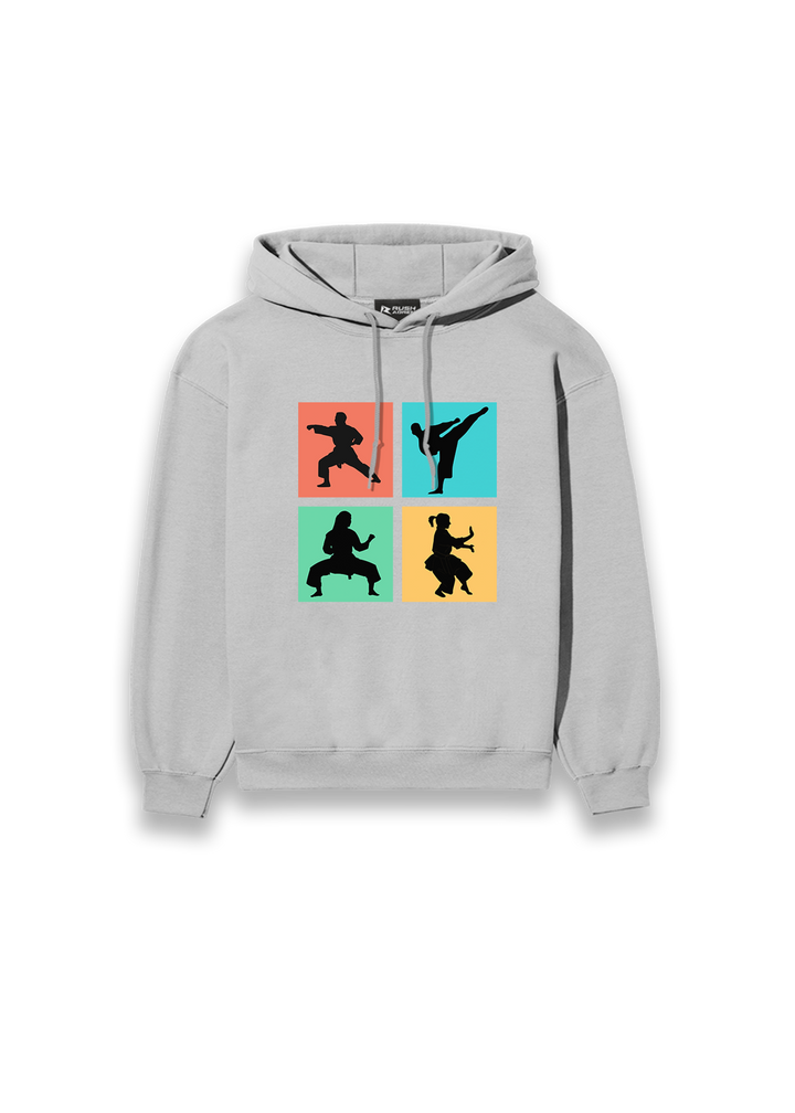 Pop Art Karate Moves Classic Hoodie