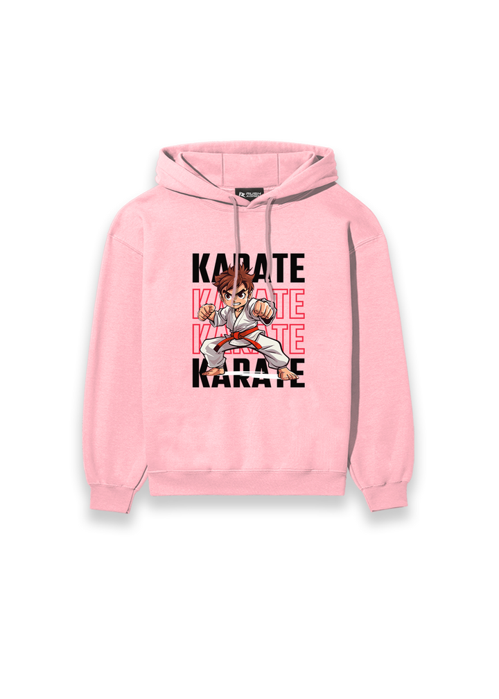 Boys Karate Action Comic Style Hoodie