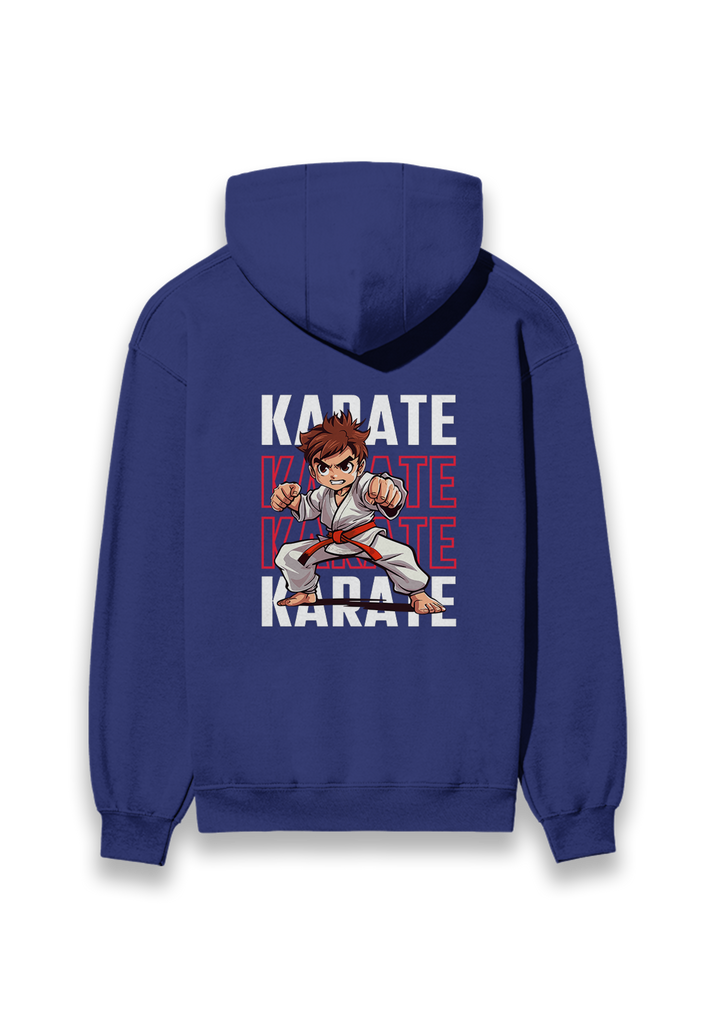 Karate Action Comic Style Hoodie