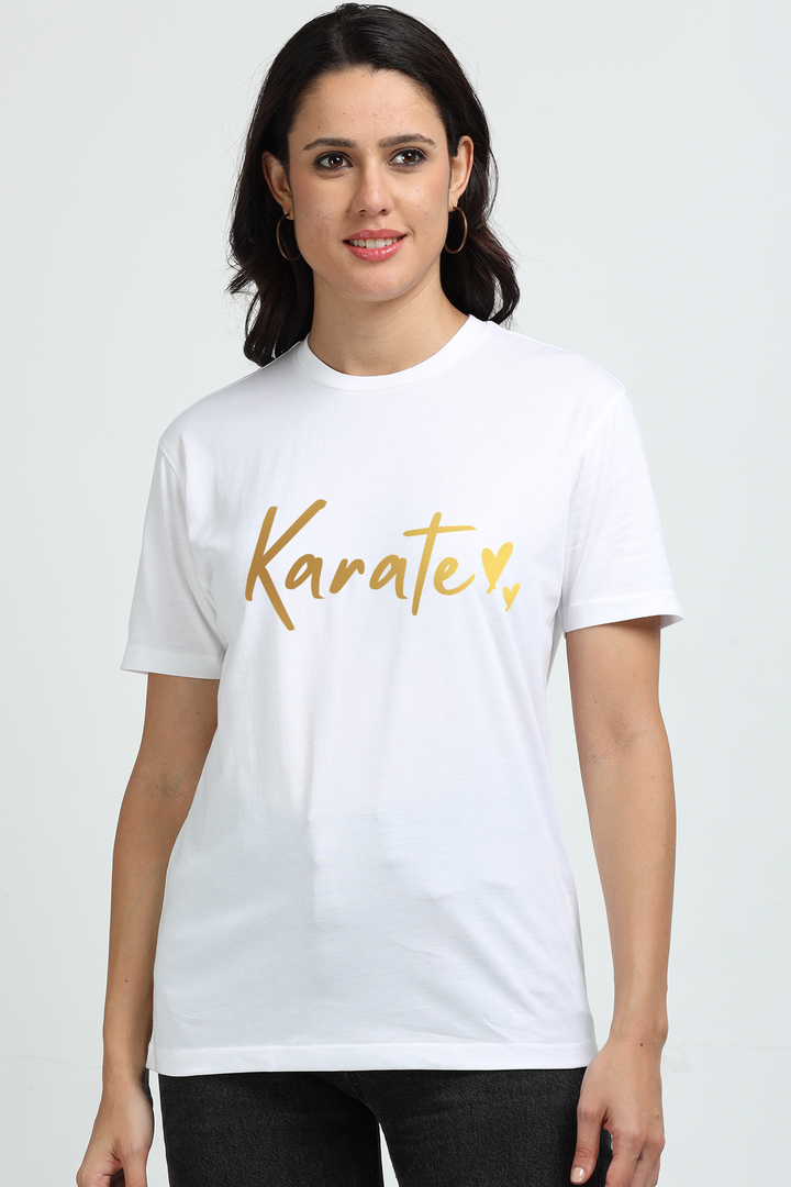 Karate Gold Script Supima T-Shirt