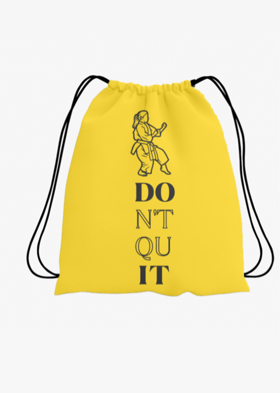 Drawstring Yellow Karate Kit Bag