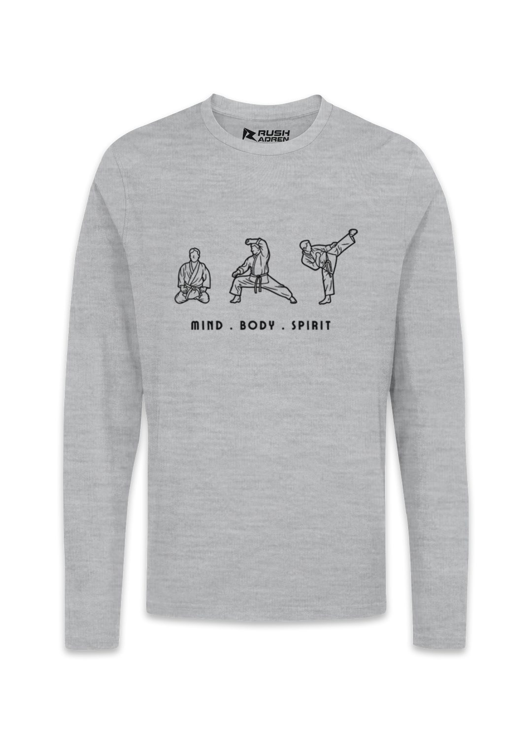 MIND BODY SPIRIT Karate Long Sleeve T-Shirt