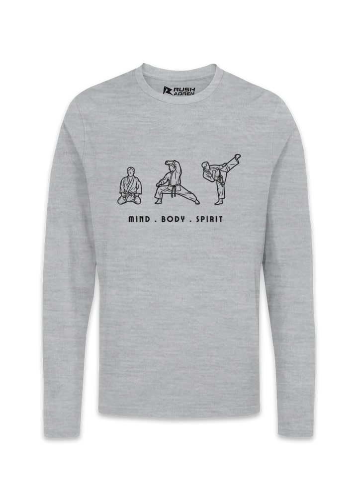 MIND BODY SPIRIT Karate Long Sleeve T-Shirt