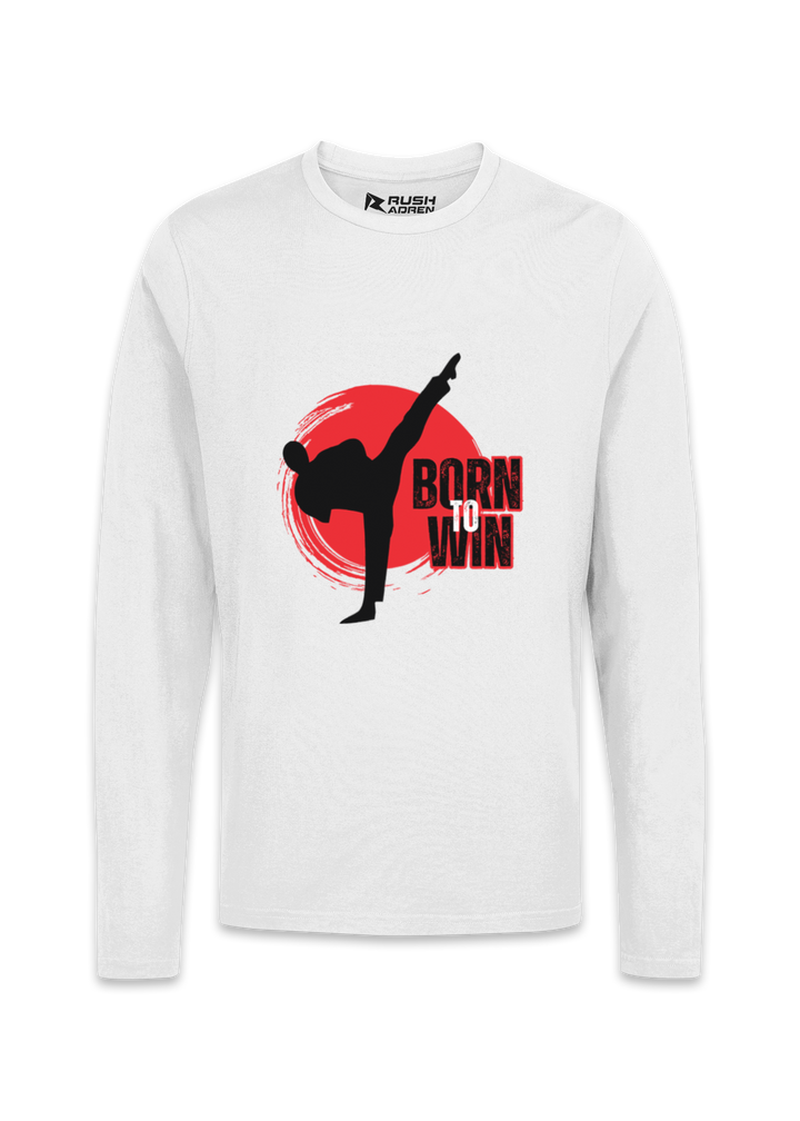 Born to Win Karate Spirit Graphic T-Shirt