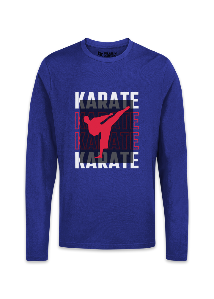 Bold Karate Kick Graphic T-Shirt