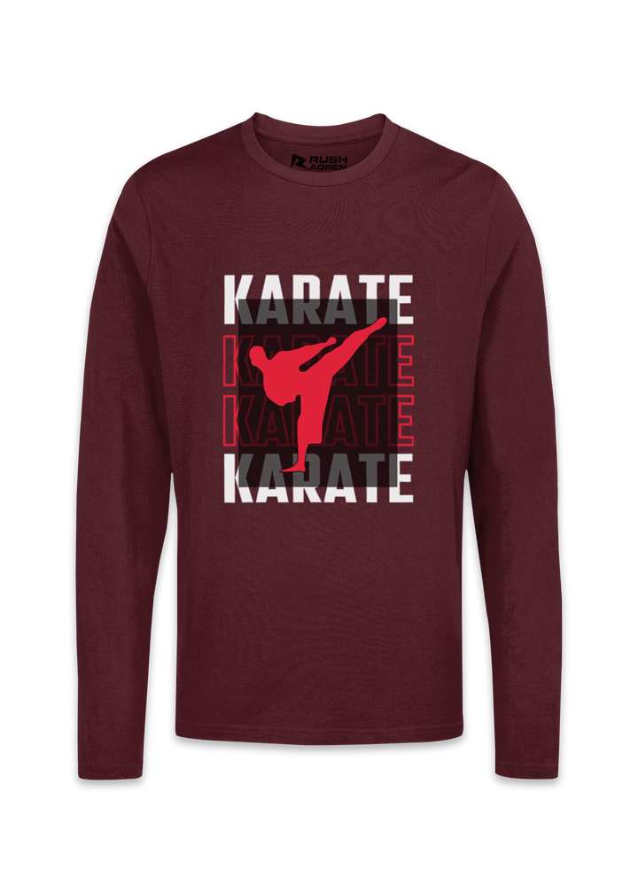 Bold Karate Kick Graphic T-Shirt