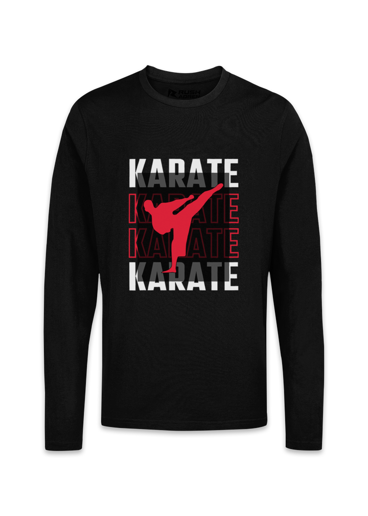 Bold Karate Kick Graphic T-Shirt