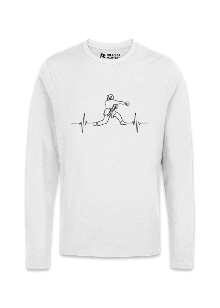 Karate Heartbeat Graphic T-Shirt