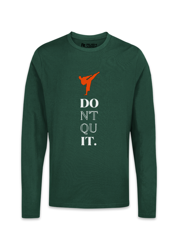 Karate Don't Quit Graphic T-Shirt