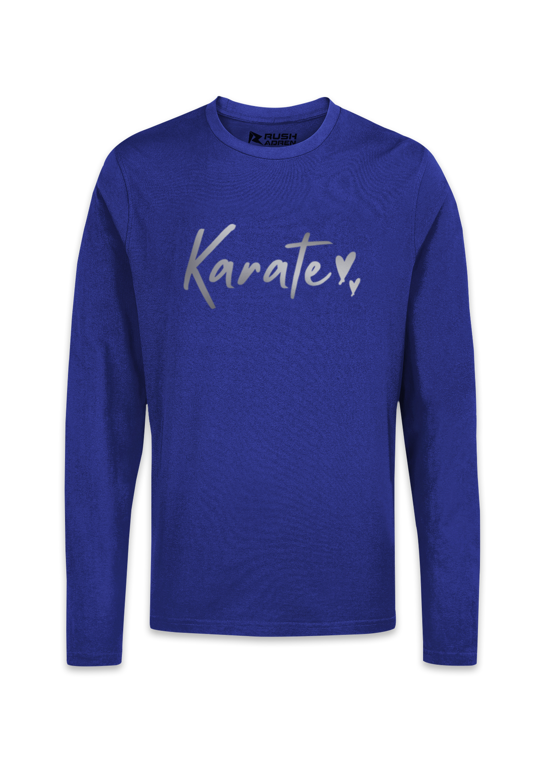 Stylish Karate Silver Script T-Shirt