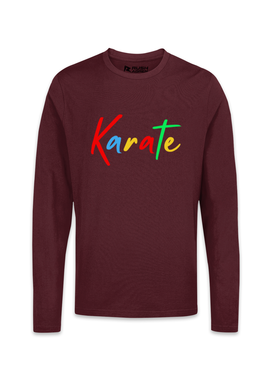 Bold Multicolor Karate Long Sleeve T-Shirt