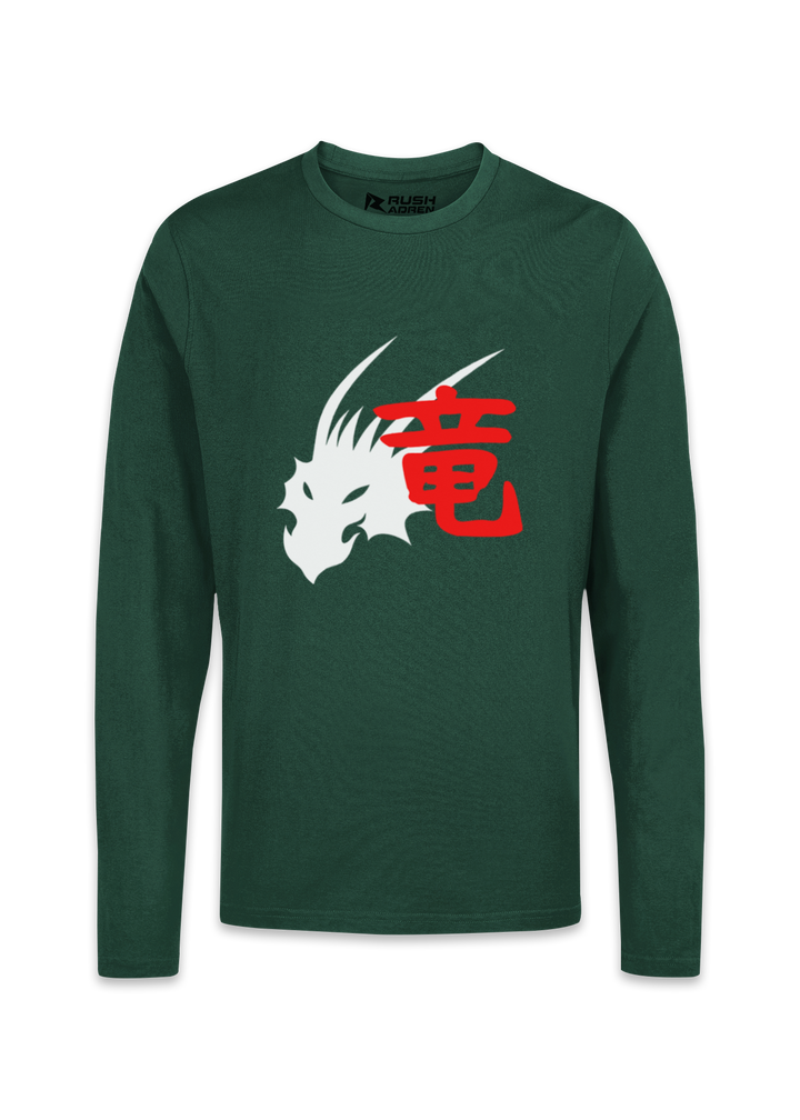 Dragon Spirit Kanji Long Sleeve T-Shirt