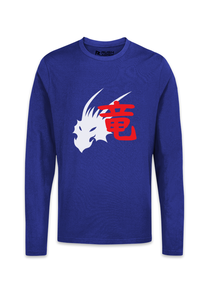 Dragon Spirit Kanji Long Sleeve T-Shirt