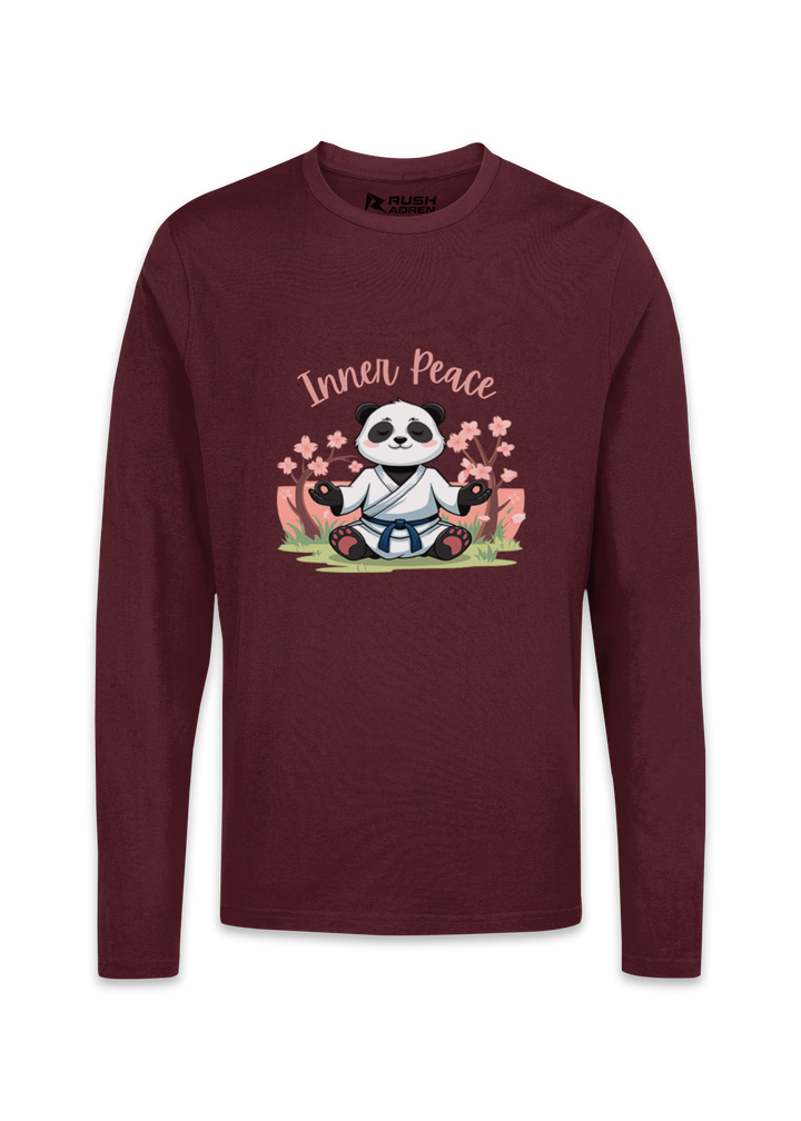 Inner Peace Panda Graphic T-Shirt