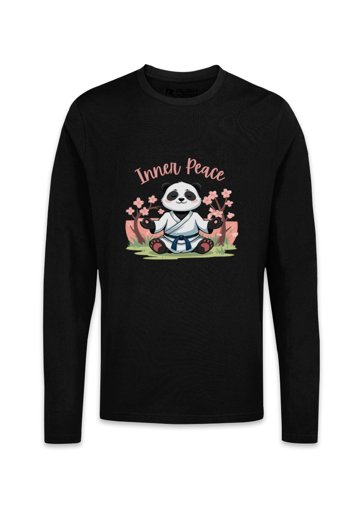 Inner Peace Panda Graphic T-Shirt