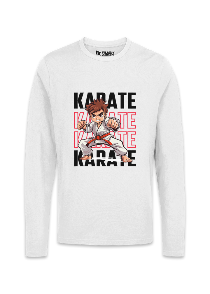 Karate Action Comic Style T-Shirt