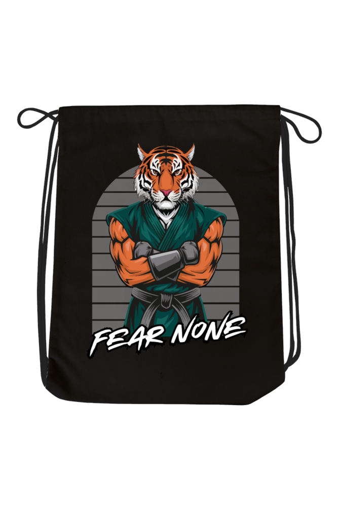 Martial Arts Bag With martial art tiger & FEAR NONE 