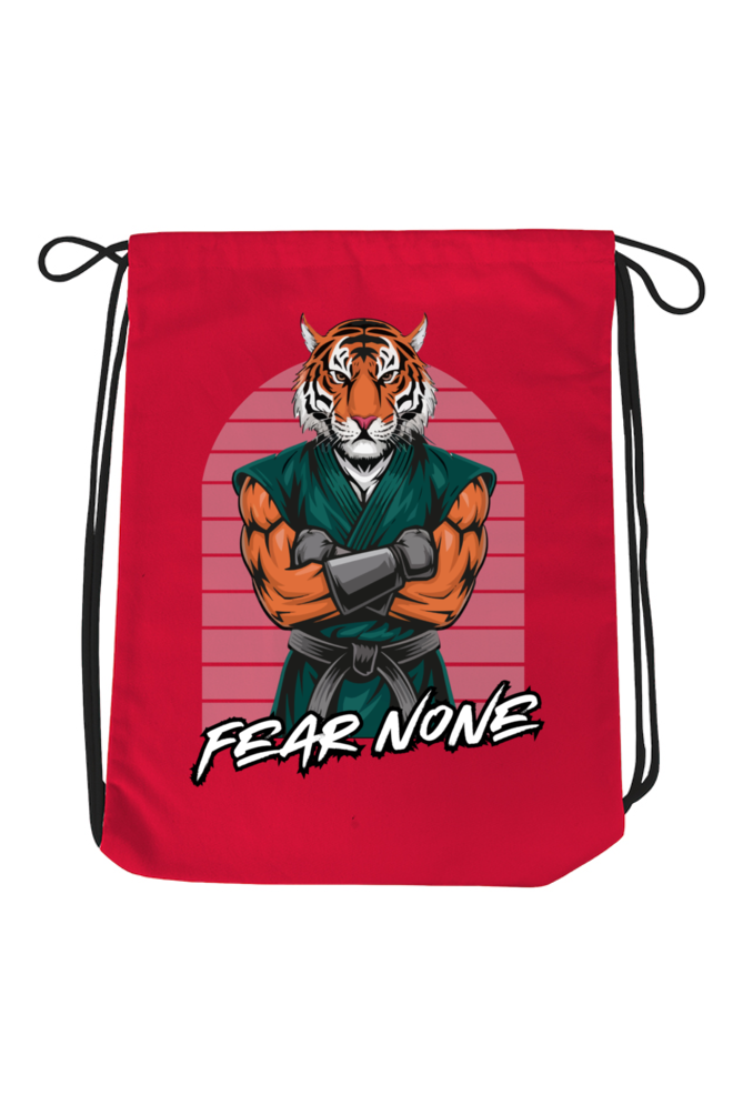 Martial Arts Bag With martial art tiger & FEAR NONE 